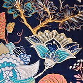 baratos Tampa da poltrona e capa de cadeira sem braço-Cadeira de asa capa de tecido spandex capas de sofá poltrona de asa com uma capa de almofada de assento protetor de móveis de padrão floral para sala de estar