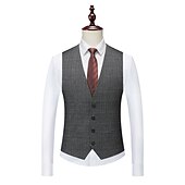 levne oblečení-Retro Řvoucí 20s 20. léta 20. století Třídílný oblek Kostýmové kalhoty Velký Gatsby Gentleman Gangster Maškarní kostým Pánské Plesová maškaráda Svatební Svatební host Večírek Dospělé Kabát Kalhoty