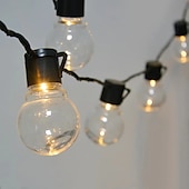 billige Elektrisk støpsel-g50 globe pære led fe string lys utendørs lys gate bryllup hage uteplass julepynt lys 220v eu plugg