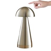 preiswerte Tischlampen-LED-Pilz-Tischlampe, Touch-Dimmung, dreifarbig, Retro-Schlafzimmer, Nachttisch, Desktop, USB, wiederaufladbar, Nachtlicht, Leselampen für Hotel, Restaurant, Bar, Schlafzimmerlampe
