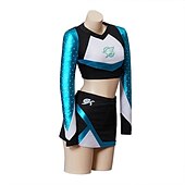 economico Costumi da donna-Euforia ragazza pon pon Costume Cosplay Uniforme scolastica Cosplay di film for Per donna Adolescente Adulti Carnevale Capodanno Addio al Nubilato