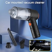 baratos Aspiradores-aspirador de carro sem fio sucção forte sem fio aspirador de mão portátil para casa &amp; carro mini aspirador de pó de uso duplo para carro &amp;lar
