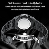 olcso Quartz órák-CHENXI Luxus Quartz Óra Férfiaknak Királyi Rozsdamentes Acél Vízálló Kronográf Sport Üzleti Hétköznapi Férfi Quartz Karóra Lumineszcens Órák Apák Napjára