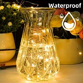 economico Striscie luci USB-elegante festa di nozze ricevimento 100led scintillante stella filo di rame luci fata stringa – 33 piedi alimentato tramite usb con telecomando, 8 modalità per la decorazione del giardino di casa
