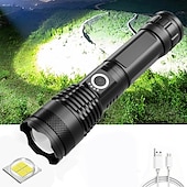 رخيصةأون مشاعل تكتيكية-جديد عالية الطاقة led مصباح يدوي xhp50super مشرق usb قابلة للشحن الشعلة 18650 التكبير ضوء فلاش قوي الصيد فانوس