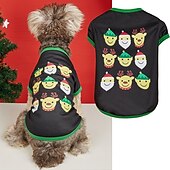 cheap Cooling Vest &amp; Shirt-Dog Cat Shirt / T-Shirt Fashion Party Winter Waterproof Breathable Soft Washable Comfortable Christmas Party Casual Daily Festival Dog Clothing for Bichon Frise Pomeranian Baby Pet Papillon Small