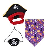 economico Costumi-Cane Gatto Bandane e Cappelli Cappello a bandana di compleanno per cani Cosplay Costume di Halloween Cosplay Divertente Inverno Morbido Lavabile Confortevole Halloween All&#039;aperto Halloween Casual