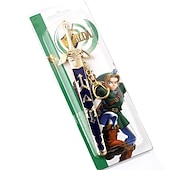 preiswerte Halloween 2024-Legend of Zelda-Waffe mit Scheide, Schlüsselanhänger, Cosplay-Spiel, Cartoon-Waffenschmuck