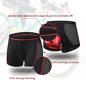 baratos Roupa interior masculina e Camada Base-Arsuxeo Homens Roupa interior de ciclismo Calções de bicicleta Shorts acolchoados 3D Moto Shorts Roupa Íntima Shorts acolchoados / camurça Modelagem Race Fit ideal para corrida Ciclismo de Montanha