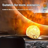 cheap Projector Lights-Water Ripple Projector Night Light Crystal Lamp Decoration Home Houses Bedroom Aesthetic Atmosphere Holiday Gift Sunset Lights
