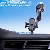 abordables Support de téléphone de voiture-2023 nouveau support universel de téléphone de voiture de ventouse support de support de cellule mobile de tableau de bord de voiture de pare-brise de 360 ° pour les smartphones de 4,0 à 6 pouces