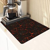رخيصةأون الطعام وأدوات المائدة-الجدول حصيرة استنزاف شريط حصيرة iinsulation الحرارة عدم الانزلاق حصيرة أواني المطبخ المنزلية تجفيف حصيرة