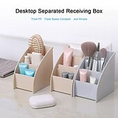 お買い得  ペンケース＆ホルダー-1pc プラスチックデスクトップ収納ボックス携帯電話ホルダーテレビリモコンスタンドボックス