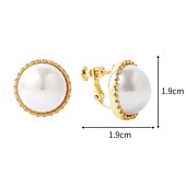 abordables Accesorios y más-Mujer Pendientes cortos Pendients de aro Pendientes con clip Retro Gota Elegante Vintage Sencillo Dulce Perla Artificial Aretes Joyas # 1 / # 2 / # 3 Para Fiesta Calle Diario Festivos Festival 1 Par