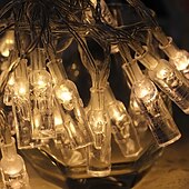billige Batteridrevet-ølflaske string lights oktoberfest 50 leds string lights sommer string lights decor for home bedroom garden patio bryllup bursdagsfest sommer dekor