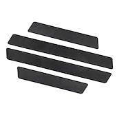 cheap Car Body Decoration &amp; Protection-4PCs Car Door Stickers Universal Sill Scuff Anti Scratch Carbon Fiber Auto Door Sticker Car Accessories Styling