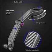 abordables Support de téléphone de voiture-2023 nouveau support universel de téléphone de voiture de ventouse support de support de cellule mobile de tableau de bord de voiture de pare-brise de 360 ° pour les smartphones de 4,0 à 6 pouces