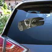 abordables Autocollants pour Voiture-Autocollant de voiture fissuré extraterrestre 3d autocollant de course automobile en vinyle pvc auto-adhésif cool pour couvrir les rayures &amp; tirer des fleurs11,8 x 7,87 po