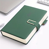 cheap Notebooks &amp; Planners-Notebook Super Thick College Students A5 Leather Business Notepad Thick Retro Simple Diary Creative Wholesale, Back to School Gift (Excluding Pens)