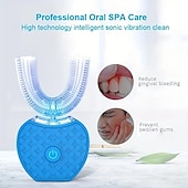 abordables Protections personnelles-instrument de nettoyage dentaire portable instrument de beauté dentaire lumière froide automatique paresseux brosse à dents électrique nettoyant dentaire intelligent