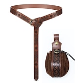 economico Accessori e altro-Medievale Rinascimento Cintura in Vita Fiera del Ren Vichingo Per uomo Per donna Unisex Celtico Vichingo Fantasia Halloween Carnevale Mascherata Feste LARP Adulti Cintura Borsa Tutte le stagioni
