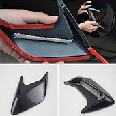 お買い得  車用ステッカー-2 個車のサイドベント空気流フェンダー吸気 abs ステッカーサメエラ自動シミュレーションサイドベントスタイリングカーアクセサリー