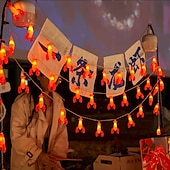 voordelige Batterij String Lights-1,5 m 3M 6m Verlichtingsslingers 10/20/40/80 LEDs EL Warm wit Creatieve lichtslingers Feest Vakantie Batterijen aangedreven