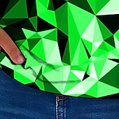 billiga Pojkens 3D Vision &amp; Geometri-Pojkar 3D Grafisk Geometrisk Färgblock T-shirt Långärmad 3D-tryck Sommar Vår Höst Sport Mode Streetwear Barn 3-12 år Utomhus Ledigt Dagligen Normal