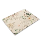 abordables Napperons et sous-verres et dessous de plat-sets de table verts résistant à la chaleur set de table de ferme set de table résistant aux taches, set de table pour mariage cuisine table à manger décoration intérieure extérieure