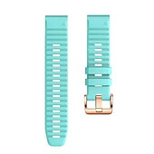 baratos Relógios Garmin-Pulseiras de Relógio para Garmin Fenix 7S Pro 6S 5S Plus Epix Pro 42mm Approach S70 42mm Instinct 2S Descent Mk2S D2 Delta S 20mm Silicone Substituição Alça 20mm Respirável Mulheres Homens Pulseira