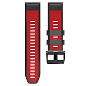 זול רצועות שעונים של Garmin-צפו בנד ל גרמין Fenix 7 7X 6 6X Pro Epix Pro 47mm 51mm Instinct 2X Approach S70 47mm S62 S60 Forerunner 955 945 Epix Marq Descent Quatix 22mm 26mm סיליקוןריצה תַחֲלִיף רצועה 22mm 26mm