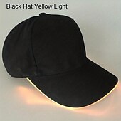 voordelige Noviteiten-led lichtgevende hoed lichtgevende baseballpet outdoor zonneklep zonnebrandcrème pet lichtgevende pet