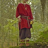 billiga Blast-Medeltida kostymer Renässans 1600-talet Blus / Skjorta Tunika Pirat Krigare Viking Solid färg Pojkar Viking fantasi Halloween Karnival Maskerad Maskerad Renässansmässan LARP Skjorta Alla årstider