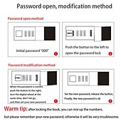 お買い得  ノートブックとプランナー-a5 200 ページレトロパスワードブックロック日記肥厚クリエイティブハンド元帳学生メモ帳文具ノートブックバインダー