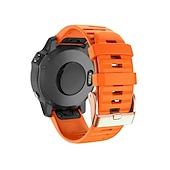 baratos Relógios Garmin-Pulseiras de Relógio para Garmin Fenix 7S Pro 6S 5S Plus Epix Pro 42mm Approach S70 42mm Instinct 2S Descent Mk2S D2 Delta S 20mm Silicone Substituição Alça 20mm Respirável Mulheres Homens Pulseira