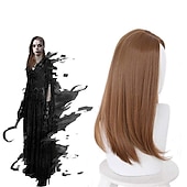economico Parrucche dei personaggi dei film-Resident Evil 8 figlie vampiro 3 stili Parrucche cosplay castane Parrucche di Halloween