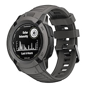 cheap Garmin Watch Bands-Watch Band for Garmin Instinct 2X Soft Silicone Replacement  Strap Elastic Adjustable Breathable Sport Band Wristband
