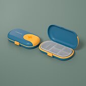 Недорогие Личный уход и здоровье-Портативная маленькая коробка для лекарств, маленькие мини-таблетки, таблетки, коробка для упаковки лекарств, 7-дневная дорожная коробка для хранения большой емкости, 1 шт.