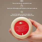 economico Lampade da tavolo-mini lampada da tavolo luce notturna al tramonto lampada da comodino camera da letto ricaricabile usb creativa per bambini regalo di compleanno per bambini decorazioni per la casa
