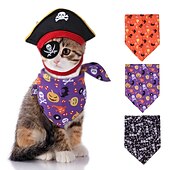 economico Costumi-Cane Gatto Bandane e Cappelli Cappello a bandana di compleanno per cani Cosplay Costume di Halloween Cosplay Divertente Inverno Morbido Lavabile Confortevole Halloween All&#039;aperto Halloween Casual