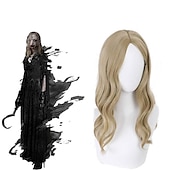 economico Parrucche dei personaggi dei film-Resident Evil 8 figlie vampiro 3 stili Parrucche cosplay castane Parrucche di Halloween