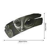 abordables Autocollants pour Voiture-Autocollant de voiture fissuré extraterrestre 3d autocollant de course automobile en vinyle pvc auto-adhésif cool pour couvrir les rayures &amp; tirer des fleurs11,8 x 7,87 po