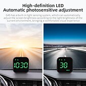 levne HUD displeje-g4s hud gps head up display led automatický rychloměr elektronika digitální připomenutí alarmu gps hud autopříslušenství pro všechny vozy