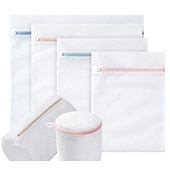 economico Gadget bagno-sacchetti per biancheria in rete per delicati con cerniera, borsa per biancheria intima, borsa da viaggio per organizzare, borsa per la pulizia degli indumenti per bucato, camicetta, calzetteria, calze, biancheria intima, reggiseno, lingerie