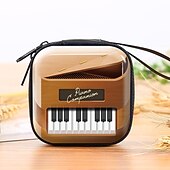 お買い得  ケーブルオーガナイザー-新しいクリエイティブブリキ小銭入れレトロオーディオカセット小銭入れキーホルダーイヤホン収納袋 stonego バッグ 1 個/2 個 (6 タイプオプション)