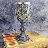 Недорогие Хэллоуинские висячие и настольные украшения-Модель средневекового кубка для хеллоуинской магии, украшение для кружки фэнтезийного волшебника, винтажный декоративный трофей для домашнего показа, реплика кубка из смолы