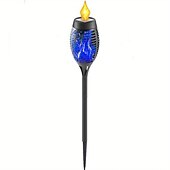 billige Halloween utendørs-solenergi utendørs flimrende flamme lys, halloween jul solar fakkel sti lys vanntett lampe landskap dekorasjon belysning dekorere for utendørs hage sti camping griller