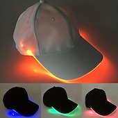voordelige Noviteiten-led lichtgevende hoed lichtgevende baseballpet outdoor zonneklep zonnebrandcrème pet lichtgevende pet