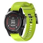 זול רצועות שעונים של Garmin-צפו בנד ל גרמין Fenix 7/7X / 7S FORERUNNER 955 אינסטינקט 2/2S אפיקס גישה ל-S62 סיליקוןריצה תַחֲלִיף רצועה 20mm 22mm 26mm רצועת ספורט צמיד