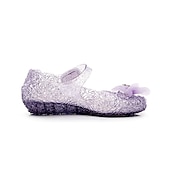 cheap Accessories-Frozen Cinderella Princess Elsa Masquerade Jelly Shoes Comfort Jelly Shoes Movie Cosplay for Girls&#039; Kid&#039;s Carnival Masquerade